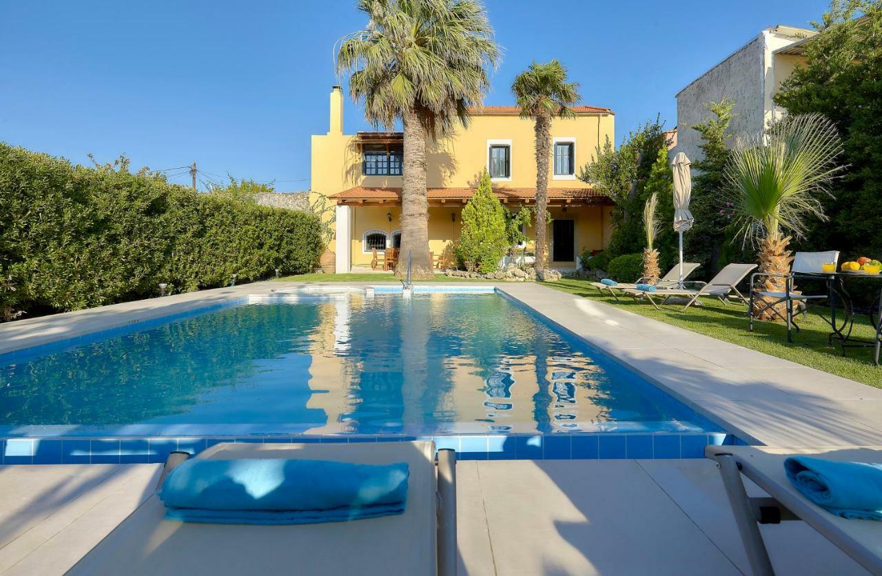 Castello Villa Daphnes - Private Pool & Whirlpool Dhafnes Extérieur photo